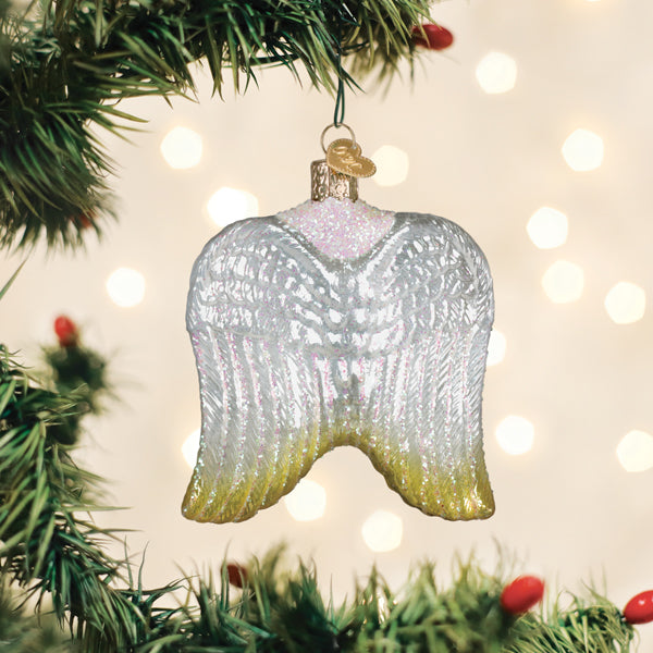 Sterling Angel Wings Ornament