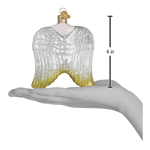 Sterling Angel Wings Ornament