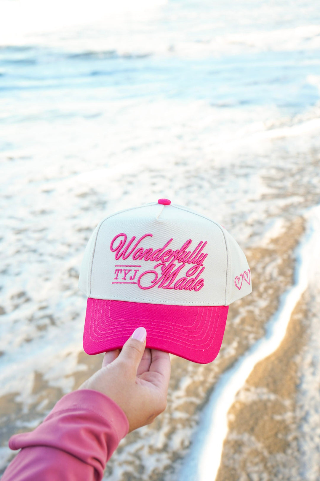 Wonderfully Made - Hot Pink Vintage Trucker Hat