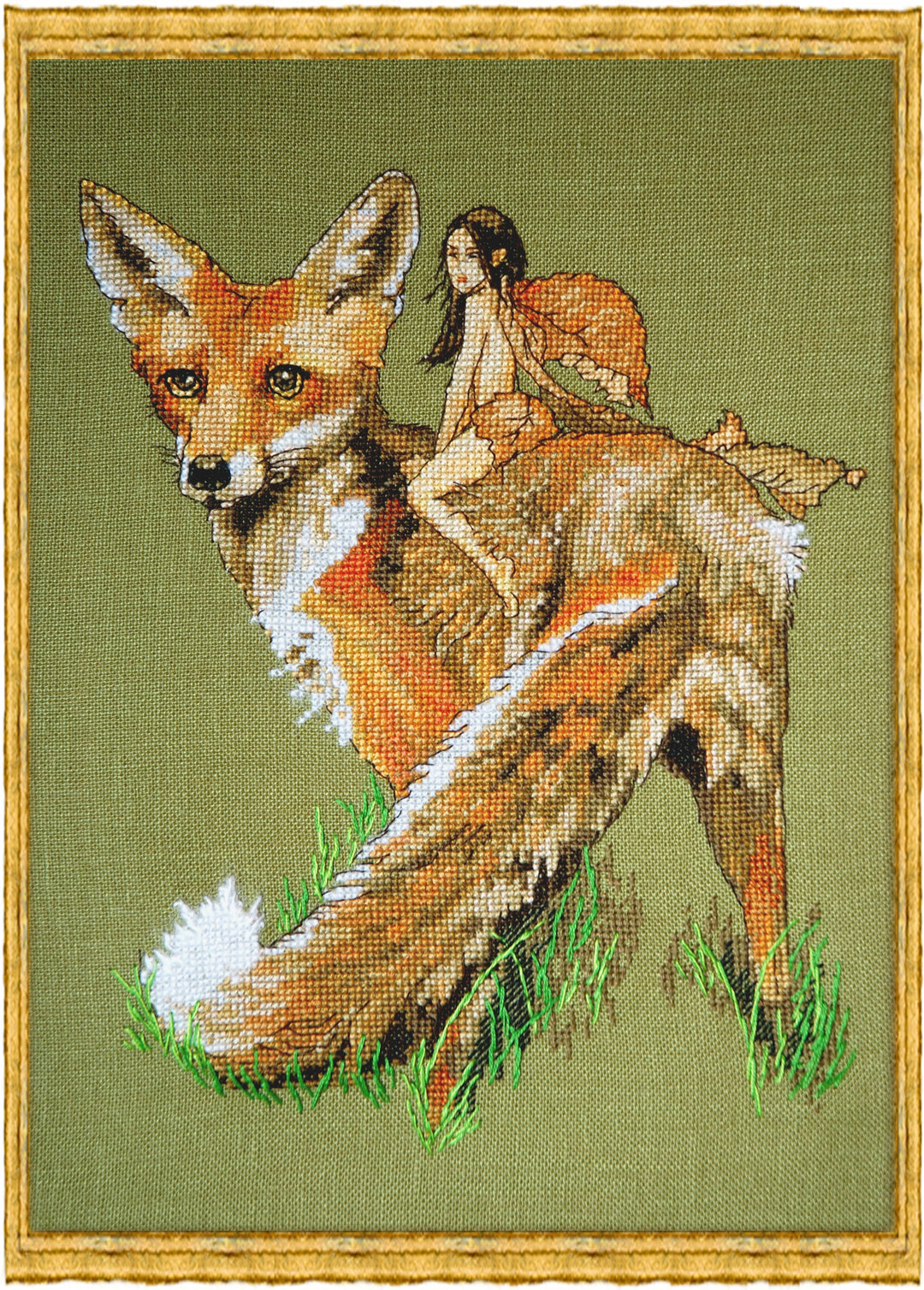 Fox, the Red 108-A049 K Counted Cross Stitch Kit