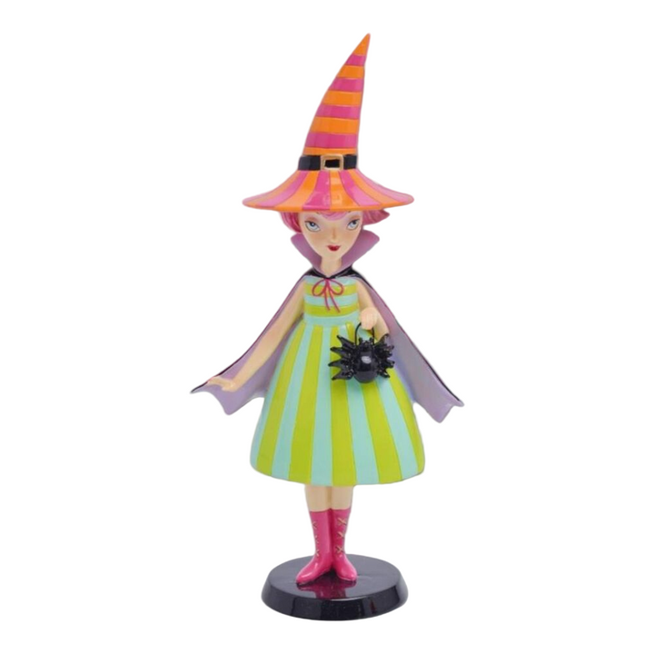 10in Witch with Orange Hat by December Diamonds