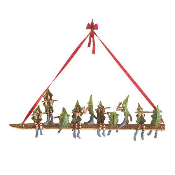 12 Days 10 Pipers Piping Ornament by Patience Brewster - Quirks!