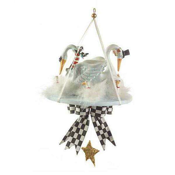 12 Days 7 Swans a-Swimming Ornament by Patience Brewster - Quirks!