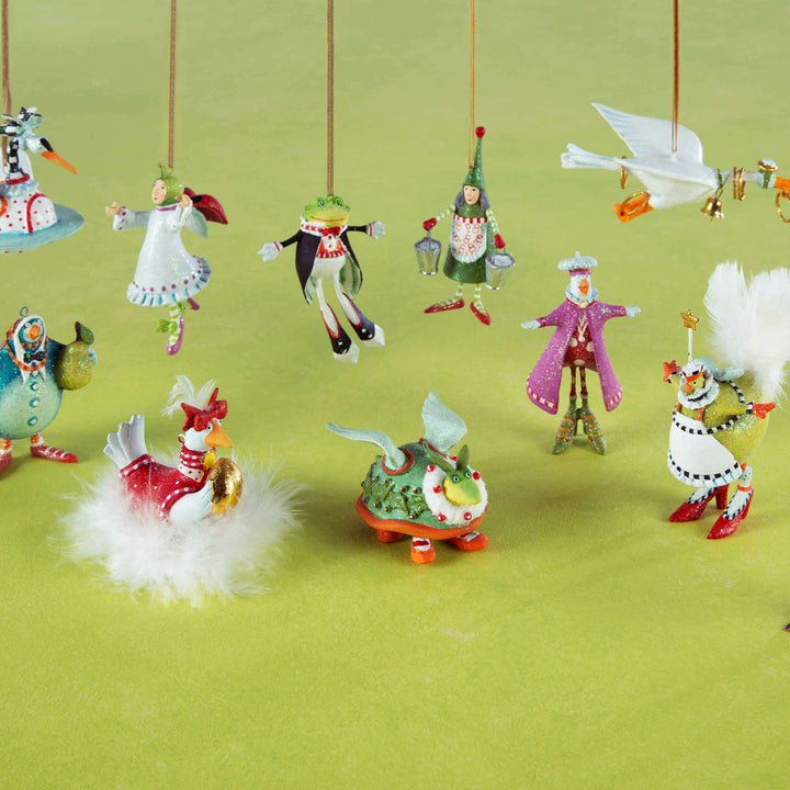 12 Days MINI Ornament by Patience Brewster — Two Turtle Doves