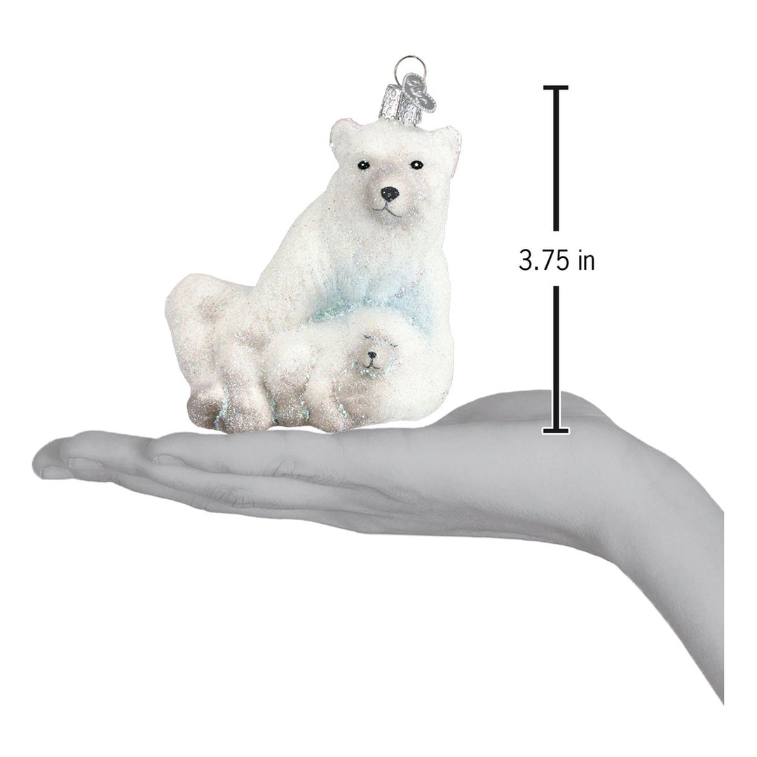 Polar Bear With Cub