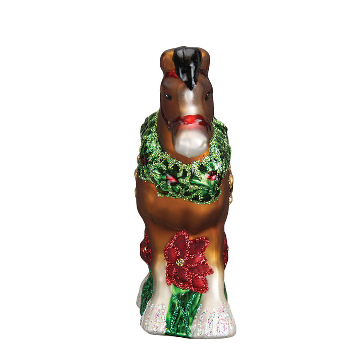 Holiday Clydesdale Ornament