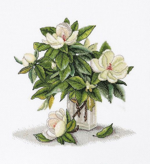 Magnolia Counted cross stitch kit 1235A