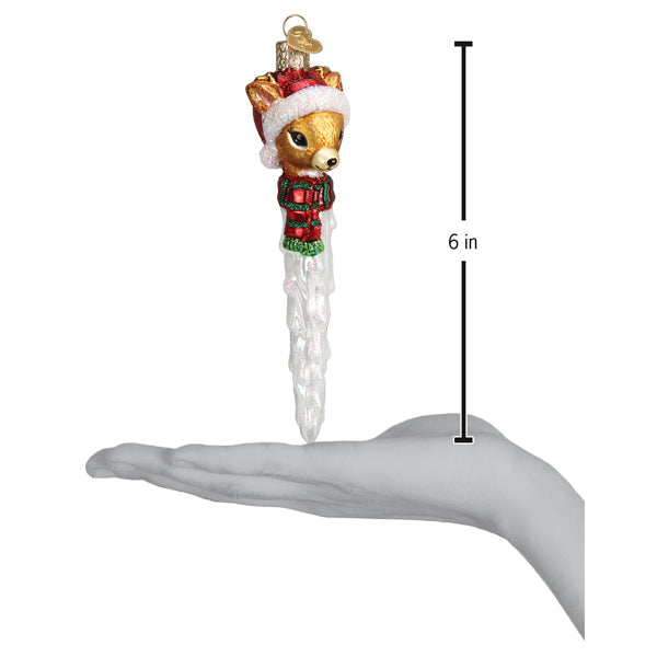 Reindeer Icicle Ornament