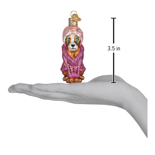 Spa Dog Ornament