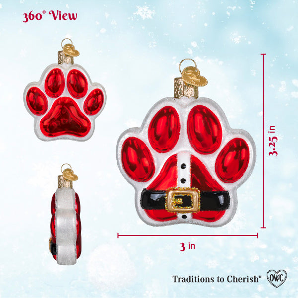 Santa Paws Ornament