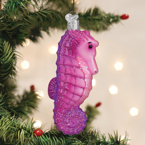 Shimmering Seahorse Ornament