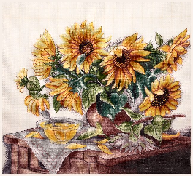 Sunflower honey Counted cross stitch kit 1282A