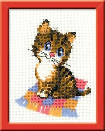 Kitten RHB068 Counted Cross Stitch Kit