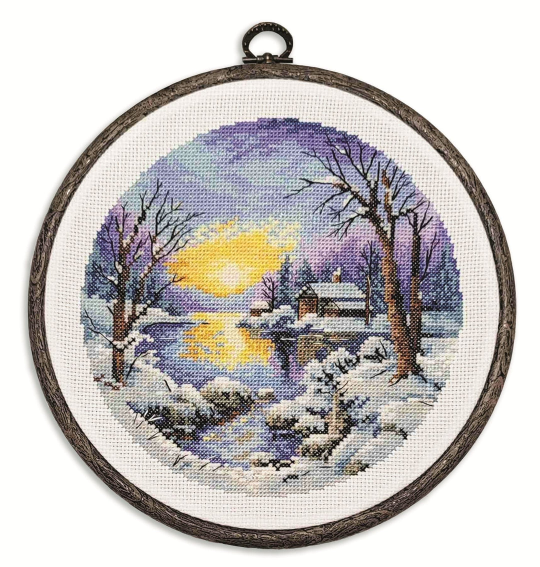 Winter Counted Cross Stitch Kit by Alisena 1296A
