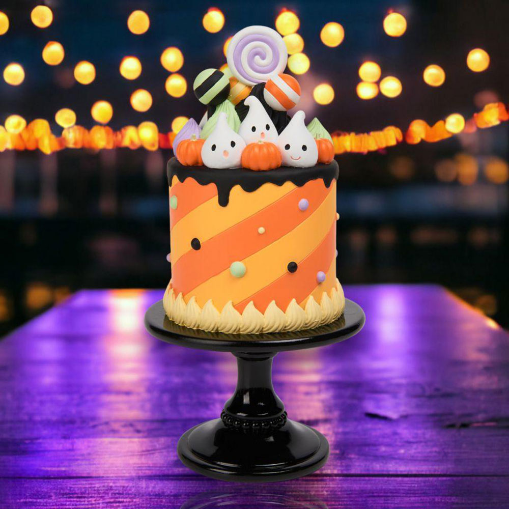 12in Orange Halloween Cake - NEW 2024 by December Diamonds image