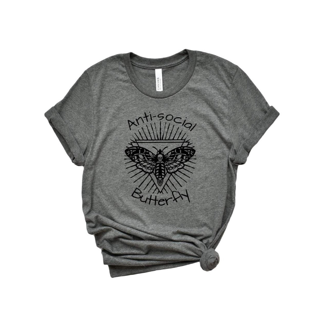 Anti-Social Butterfly Tee - Unisex Shirt