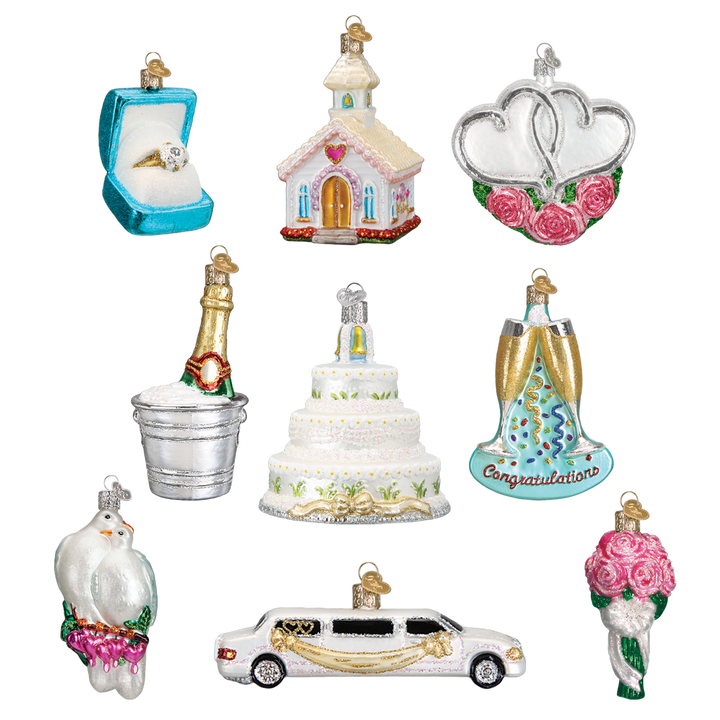 Just Married Collection Ornaments