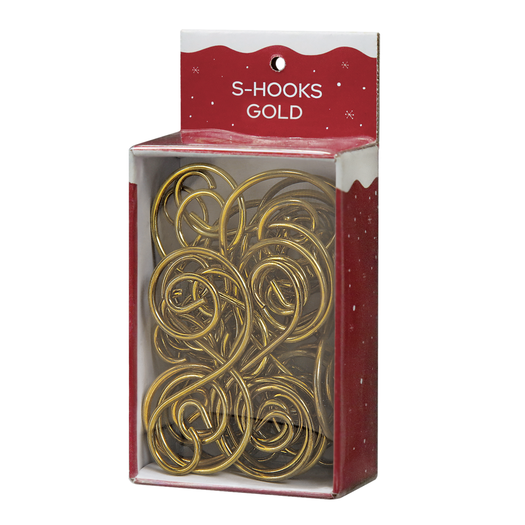24 - Gold S Hooks
