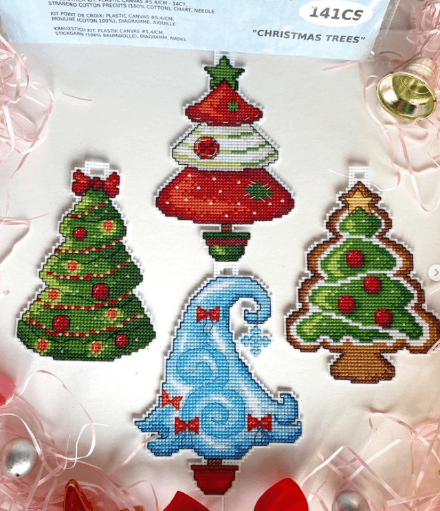 Christmas Trees 141CS Counted Cross-Stitch Kit