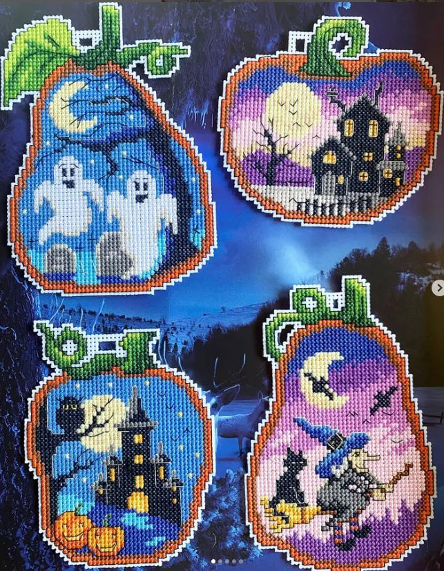 Halloween Scenes 147CS Counted Cross-Stitch Kit