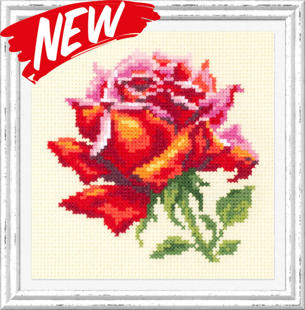 Red Rose 150-003 Counted Cross-Stitch Kit