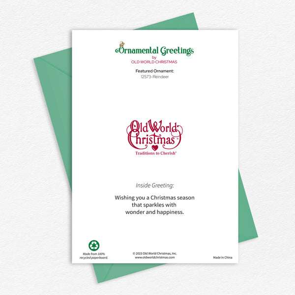 Reindeer Christmas Card