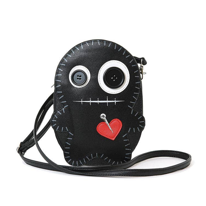 Stitched Voodoo Doll Crossbody Bag