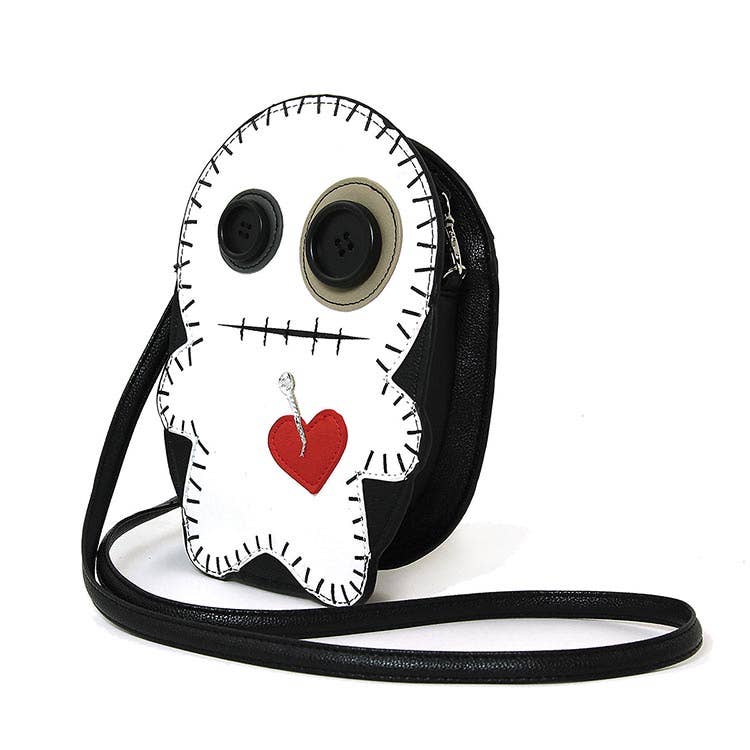 Stitched Voodoo Doll Crossbody Bag