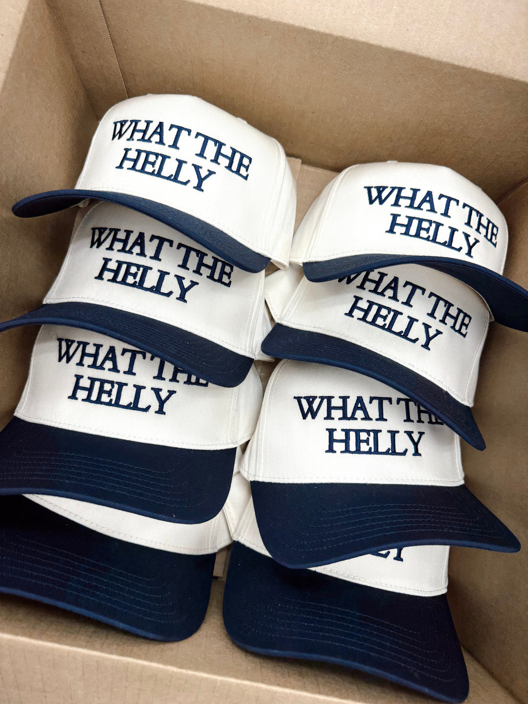 What the Helly - Navy Vintage Trucker Hat