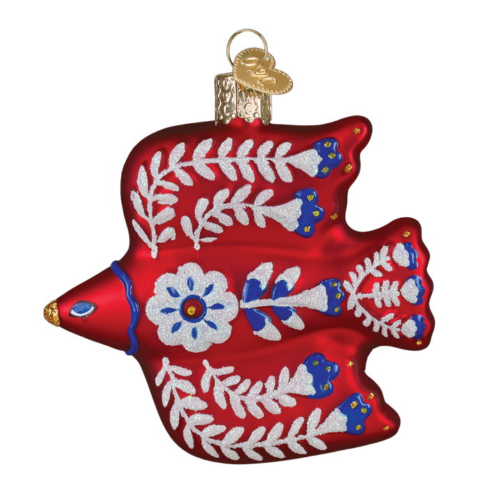 Folkfeather Thrush Ornament
