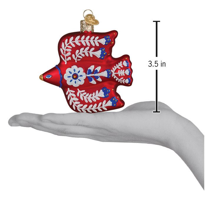 Folkfeather Thrush Ornament