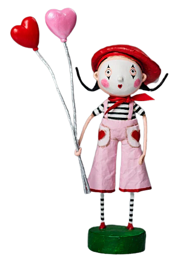 Be Mime Valentine's Day Figurine by Lori Mitchell *New for 2024*