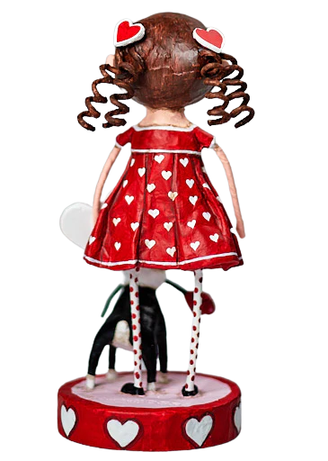 Mila Loves Milo Valentine's Day Figurine by Lori Mitchell *New for 2024*