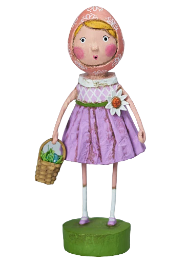 shelly easter figurine by lori mitchell