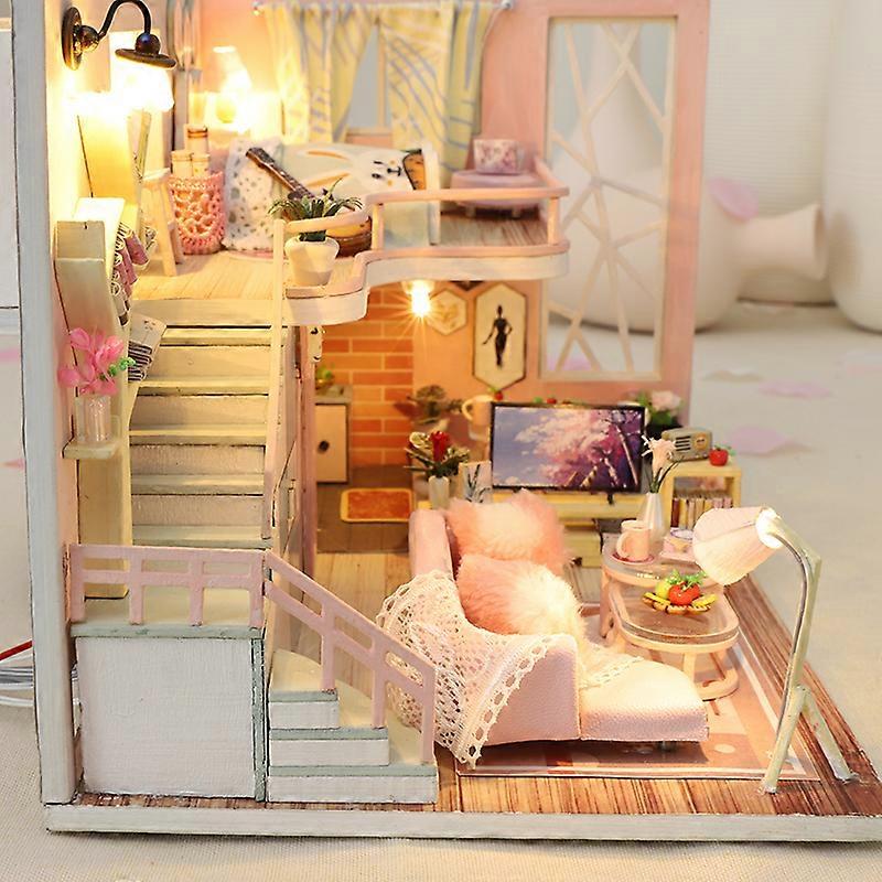 Miniature Wizardi Roombox Kit - Cute House Dollhouse Kit