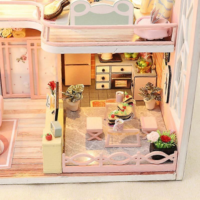 Miniature Wizardi Roombox Kit - Cute House Dollhouse Kit