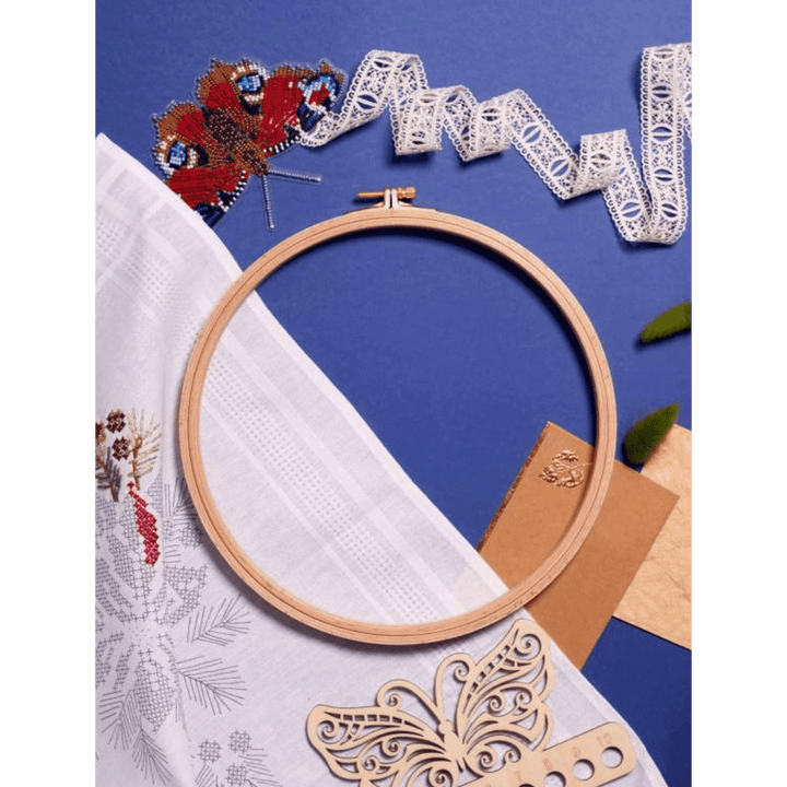 16mm Screwed Wooden Embroidery Hoop Nurge 110-6