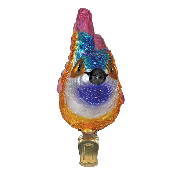 Vibrant Hummingbird Ornament