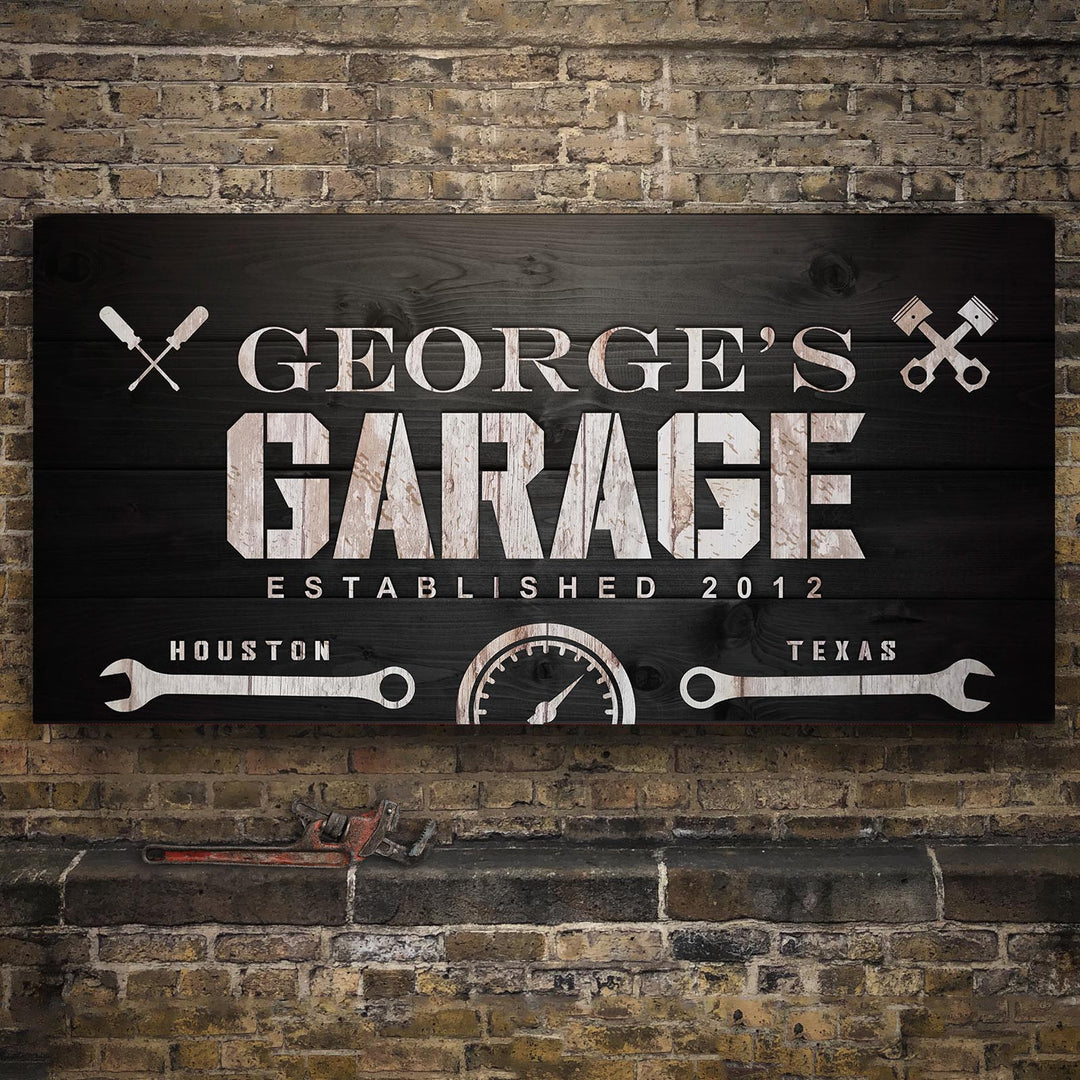 Man Cave Garage Sign