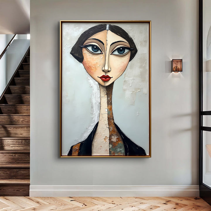 Serene Graze Figurative Impasto Wall Art