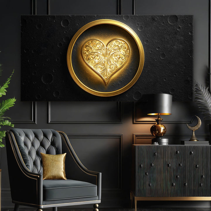 Heart Eclipse Wall Art