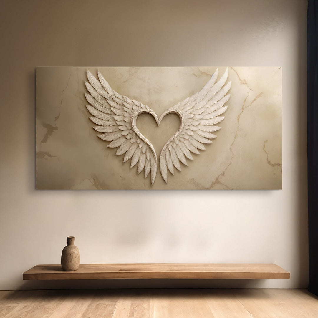 Wings Of Love Abstract Wall Art