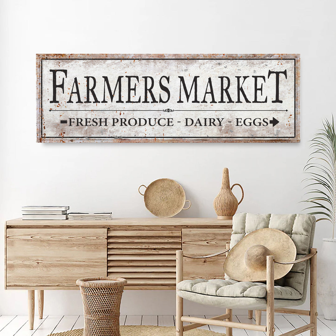 Farmers Market Sign III