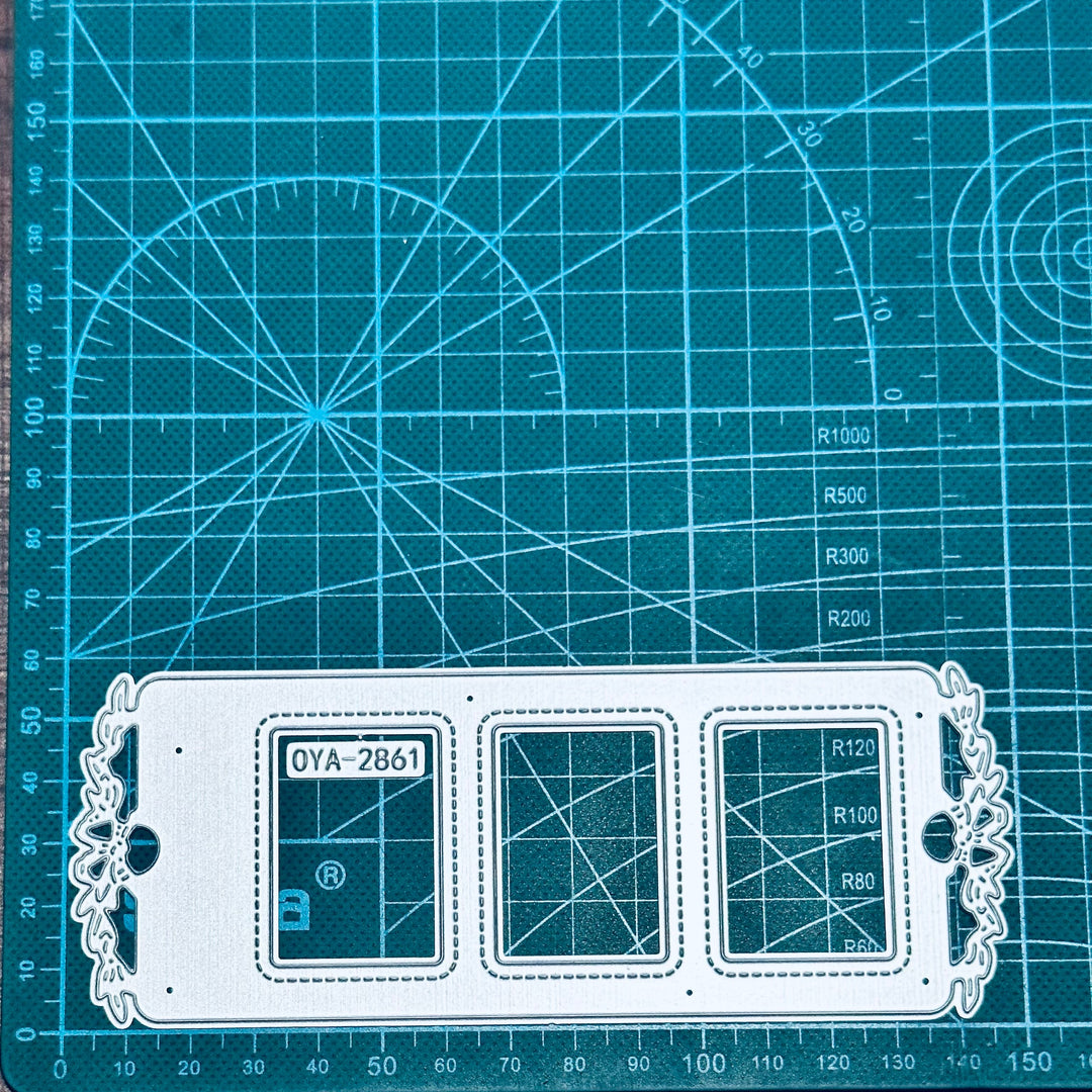 Square Frames Scrapbooking Cutting Die by Wizardi QJ13