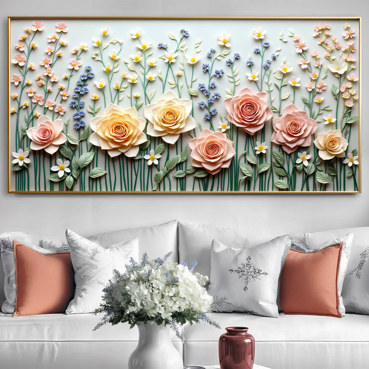Garden Rhapsody Impasto Wall Art