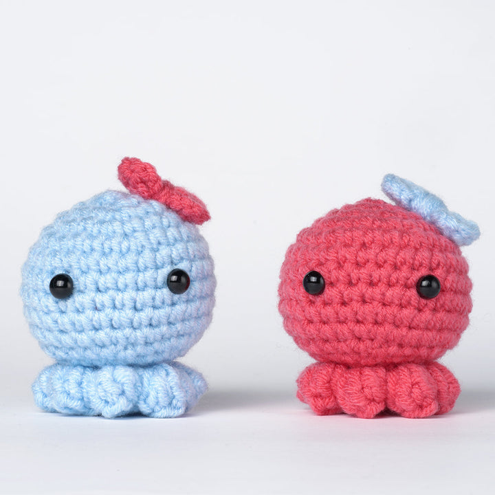 Octopuses Amigurumi DIY Crochet Kit Wizardi F07N8-M47