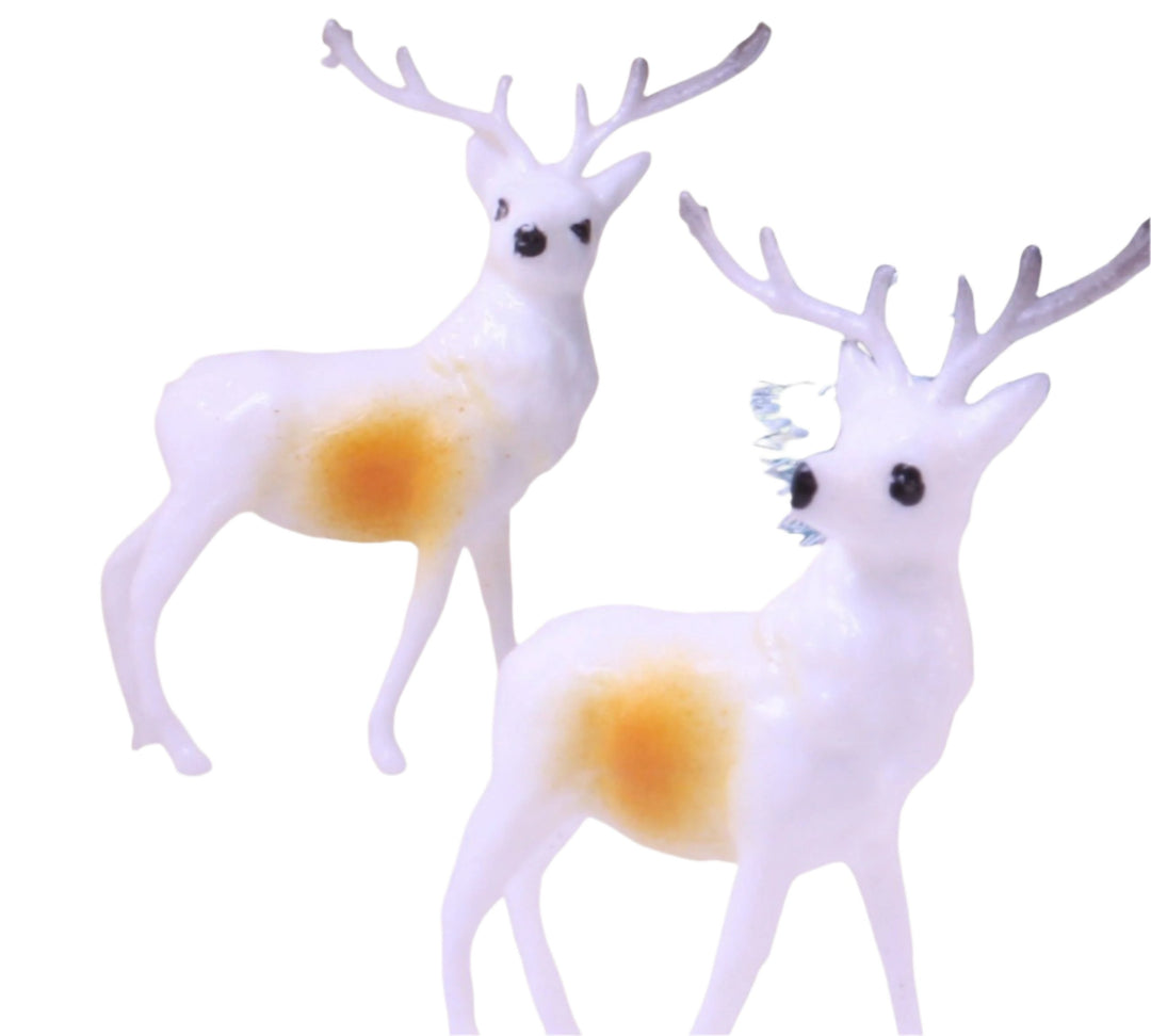 Retro Style 1.5" Reindeer Decorative Figurine, 1960s