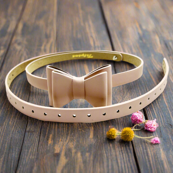 Adjustable Size Retro Bow Belt