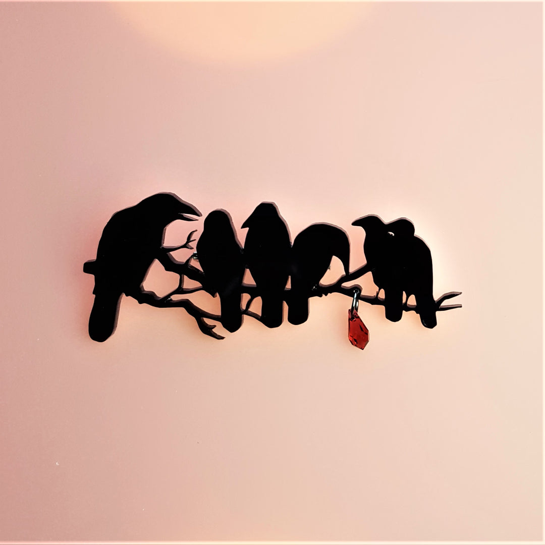 Murder of Crows Brooch
