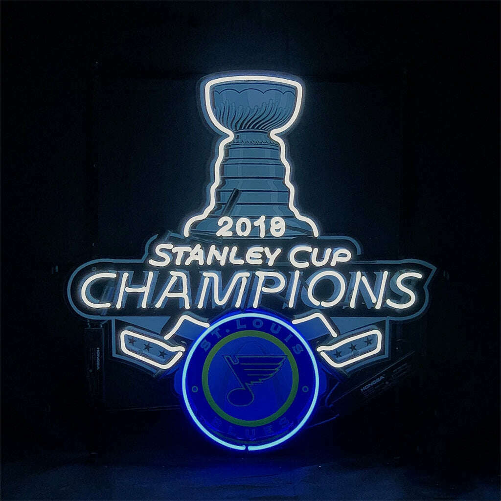 2019 Stanley Cup Champions St. Louis Blues Neon Signs